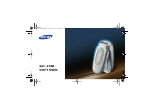 Bruksanvisning Samsung SGH-X480S Mobiltelefon