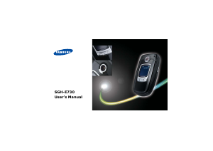 Bruksanvisning Samsung SGH-E730S Mobiltelefon