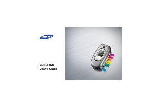 Bruksanvisning Samsung SGH-E360S Mobiltelefon