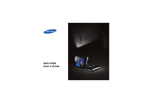 Bruksanvisning Samsung SGH-F500 Mobiltelefon