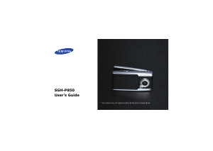Bruksanvisning Samsung SGH-P850 Mobiltelefon