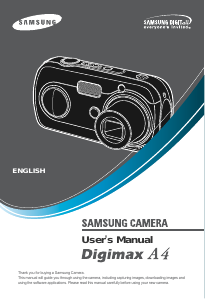 Manual Samsung Digimax A4 Digital Camera