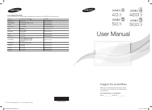 Manual Samsung UA32D4003B LED Television