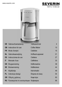 Manual de uso Severin KA 9233 Máquina de café