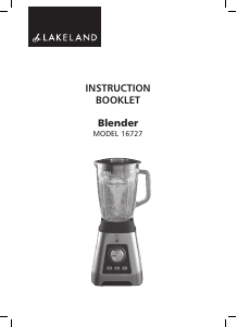 Handleiding Lakeland 16727 Blender