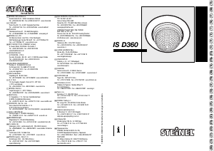 Bruksanvisning Steinel IS D360 Rörelsedetektor