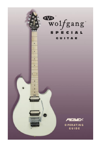 Mode d’emploi Peavey EVH Wolfgang Special Guitare