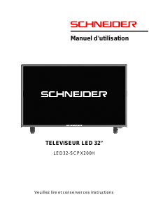 Handleiding Schneider LED32-SCPX200H LED televisie