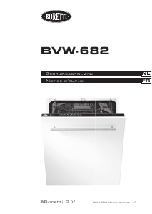 Mode d’emploi Boretti BVW 682 Lave-vaisselle