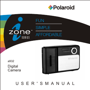 Manual Polaroid a932 iZone Digital Camera