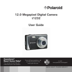 Manual Polaroid t1232 Digital Camera
