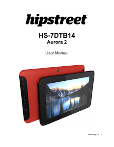 Bruksanvisning Hipstreet HS-7DTB14 Aurora 2 Tablet