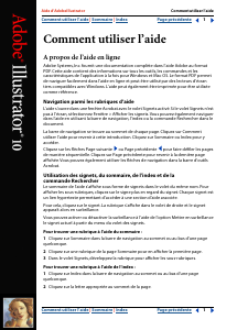 Mode d’emploi Adobe Illustrator 10