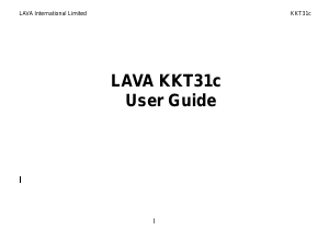 Bruksanvisning Lava KKT 31c Mobiltelefon
