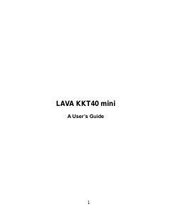 Manual Lava KKT 40 Mini Mobile Phone