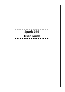 Manual Lava Spark 266 Mobile Phone