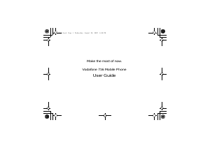 Manual Vodafone 716 Mobile Phone