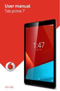 Bruksanvisning Vodafone VFD 1400 Tab Prime 7 Tablet