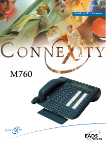 Mode d’emploi EADS Telecom Connexity M760 Téléphone