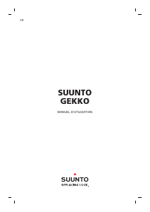 Mode d’emploi Suunto Gekko Ordinateur de plongée
