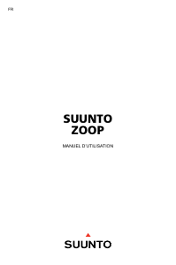 Mode d’emploi Suunto Zoop Ordinateur de plongée