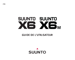 Mode d’emploi Suunto X6 Montre sport