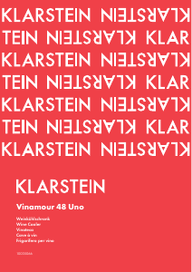 Bruksanvisning Klarstein 10035066 Vinamour 48 Uno Vinkyl