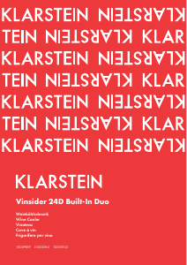 Bruksanvisning Klarstein 10035103 Vinsider 24D Duo Vinkyl