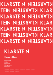 Manual de uso Klarstein 10035239 Happy Hour Refrigerador