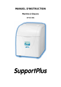 Mode d’emploi SupportPlus SP-ICE-001 Machine à glaçons