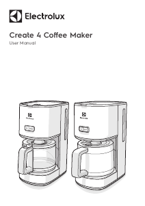 Bruksanvisning Electrolux E4CM1-4ST Create 4 Kaffebryggare