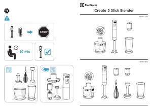 Manuale Electrolux E5HB1-8SS Create 5 Frullatore a mano