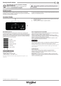 Manuál Whirlpool W5 821E W 2 Lednice s mrazákem