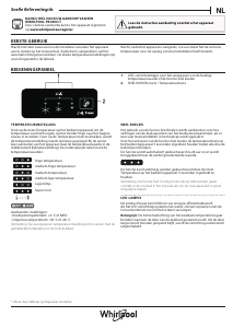 Handleiding Whirlpool W5 721E OX 2 Koel-vries combinatie