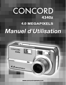 Mode d’emploi Concord 4340z Appareil photo numérique
