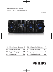 Руководство Philips FWM6000 Стерео-система