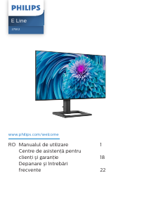Manual Philips 275E2FAE E Line Monitor LED