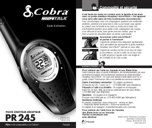 Mode d’emploi Cobra PR 245 Talkie-walkie