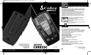Mode d’emploi Cobra CXR825C Talkie-walkie