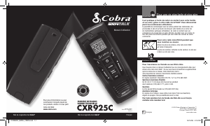 Mode d’emploi Cobra CXR925C Talkie-walkie
