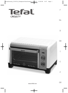 Εγχειρίδιο Tefal OV326071 Crousty Φούρνος