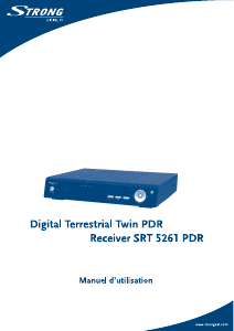 Mode d’emploi Strong SRT 5261 PDR Récepteur numérique