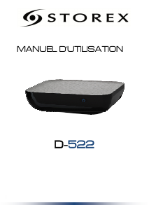 Mode d’emploi Storex D522 Lecteur multimédia