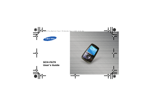Handleiding Samsung SCH-F679 Mobiele telefoon