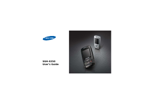 Handleiding Samsung SGH-E250S Mobiele telefoon