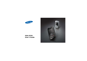 Bruksanvisning Samsung SGH-E250S Mobiltelefon