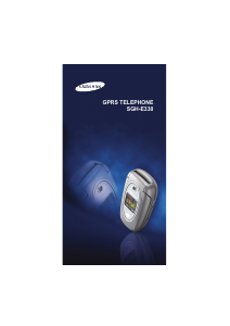 Bruksanvisning Samsung SGH-E330S Mobiltelefon