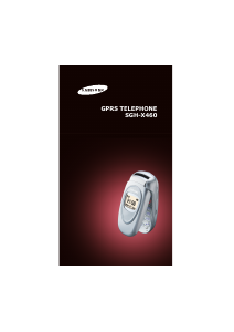 Bruksanvisning Samsung SGH-X460S Mobiltelefon