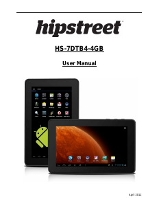 Bruksanvisning Hipstreet HS-7DTB4-4GB Tablet