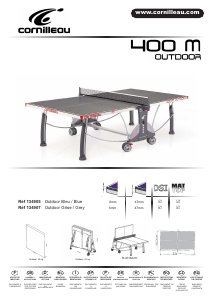 Manuale Cornilleau 400M Outdoor Tavolo da ping pong
